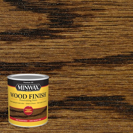 Minwax Minwax Wood Finish Semi-Transparent Dark Walnut Oil-Based Penetrating Wood Stain 1 qt 70012444